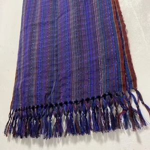 Long Multi Tassel Scarf